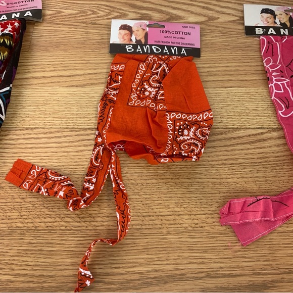 BANDANA SKULL CAP (Get all three as pictured) Unisex one size fits most - Picture 3 of 10